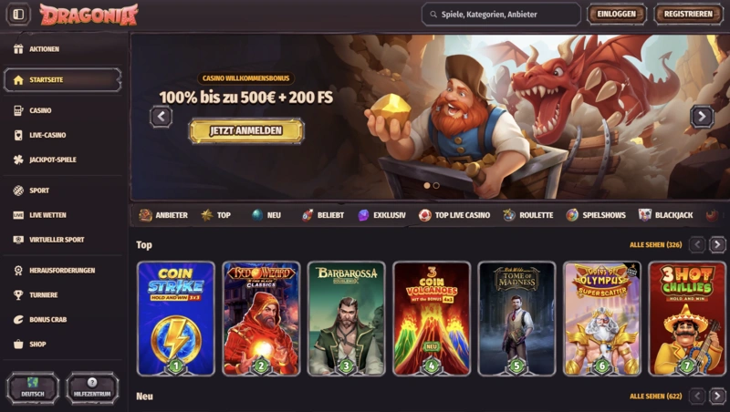 Dragonia Homepage